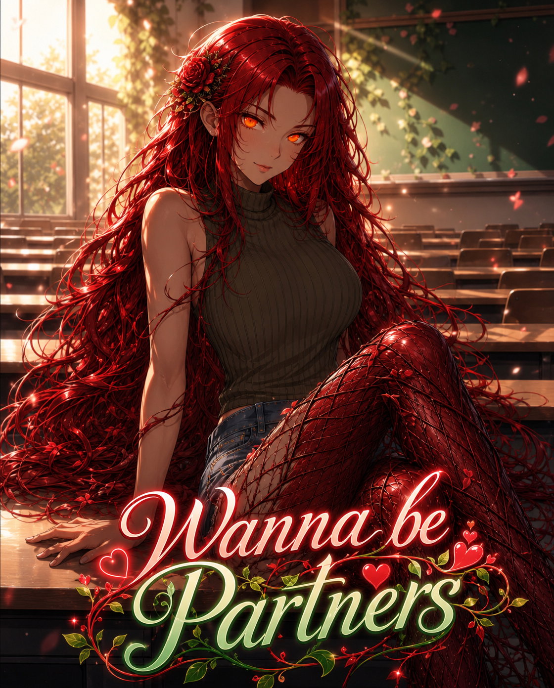 Cover art for Wanna be Partners, an innerself scenario on AI Dungeon