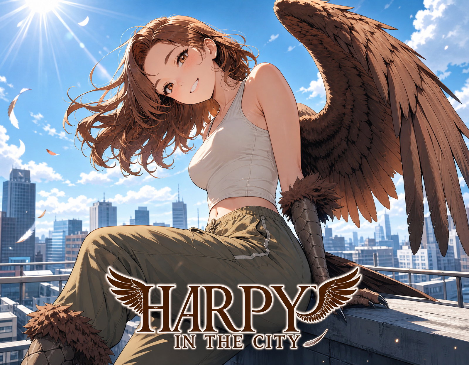 Cover art for Chip - Harpy in the city, an innerself scenario on AI Dungeon