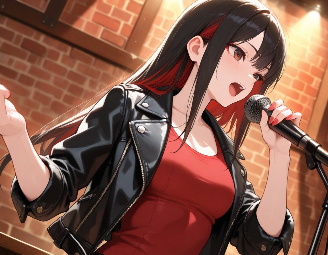 Cover art for Roxy: Date a Weapon, a romance scenario on AI Dungeon