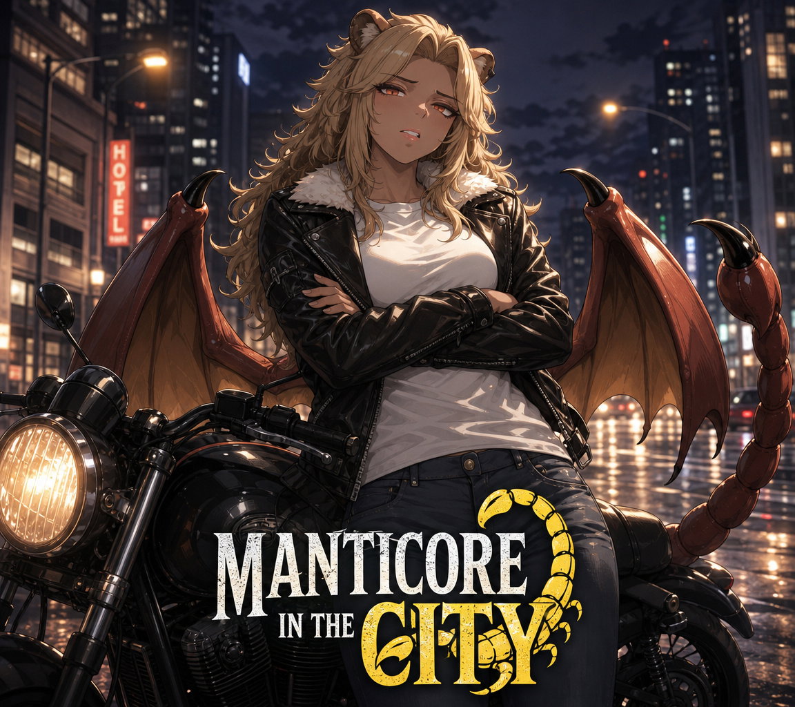 Cover art for Heather - Manticore in the City, an innerself scenario on AI Dungeon