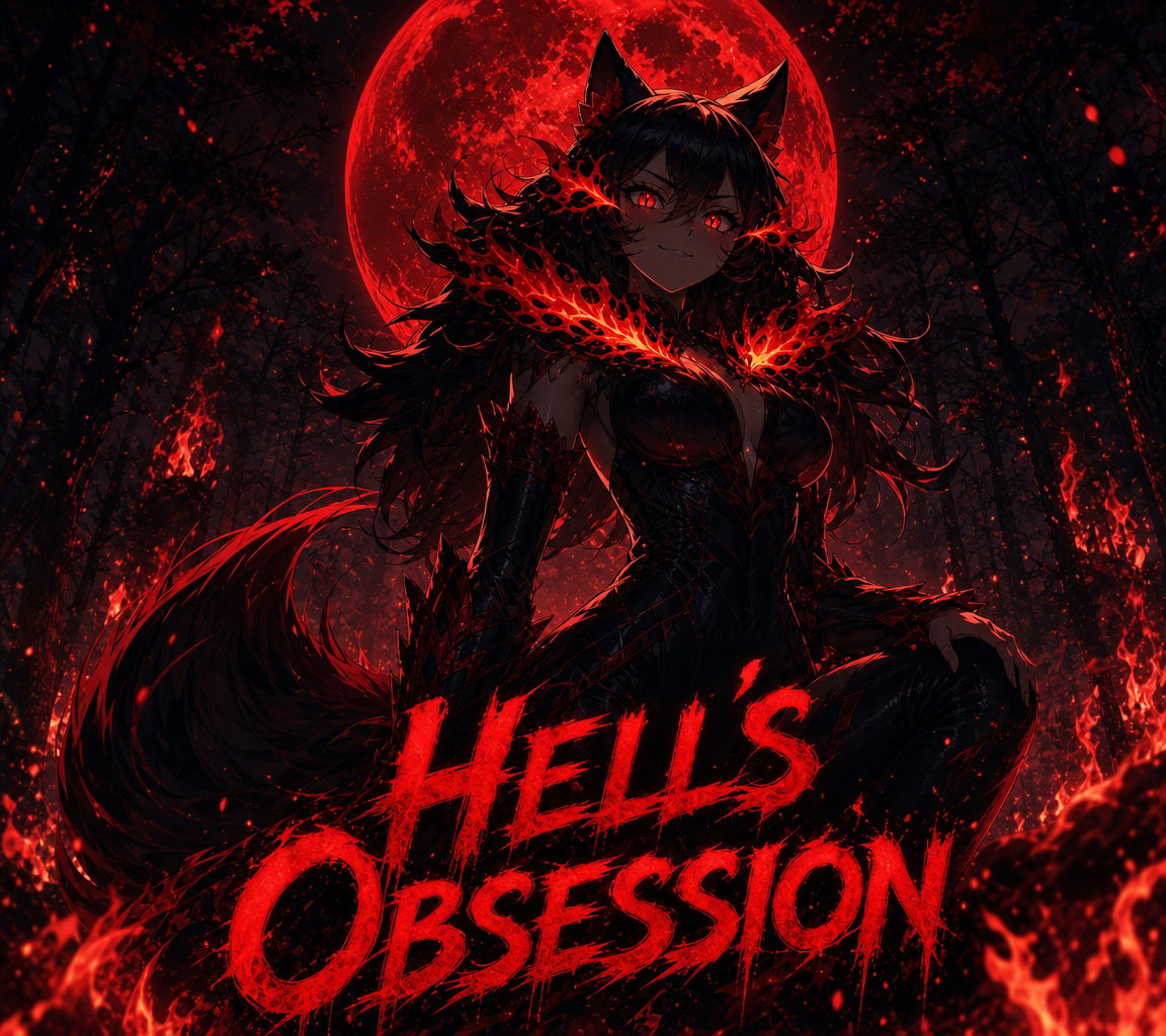 Cover art for Hell's Obsession , an innerself scenario on AI Dungeon