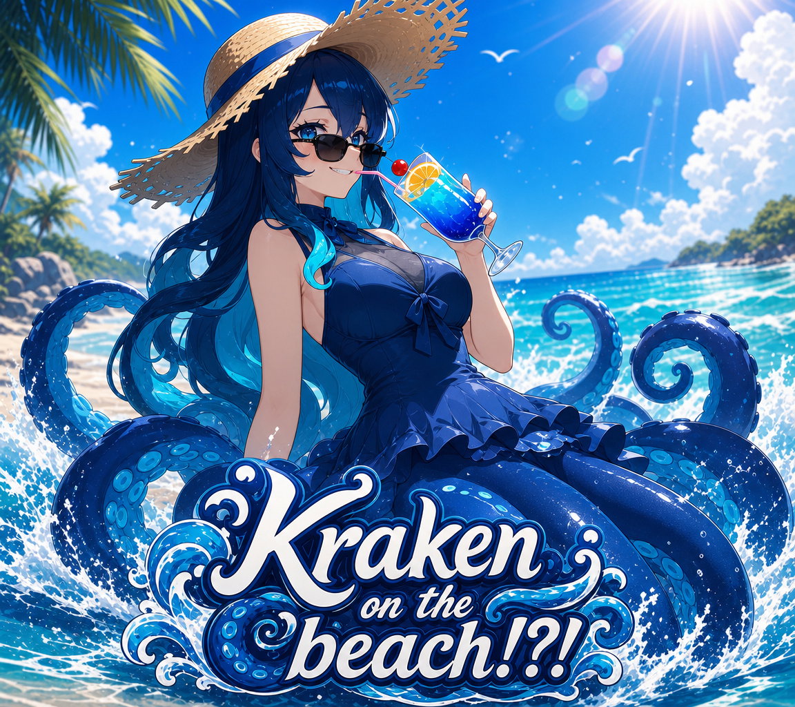 Cover art for Kraken on the beach !?!, an innerself scenario on AI Dungeon
