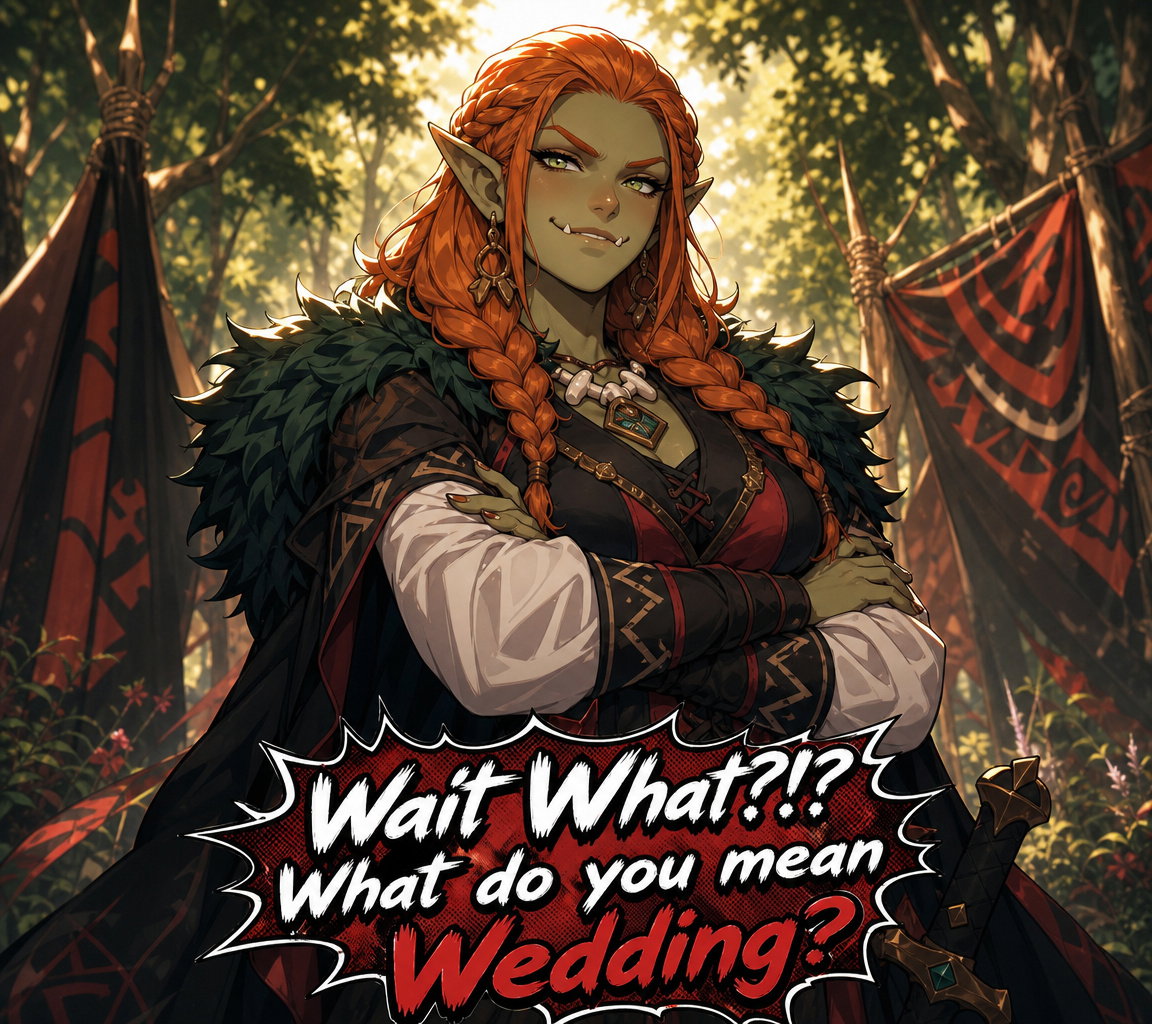 Cover art for Wait What?!? What do you mean Wedding, an innerself scenario on AI Dungeon