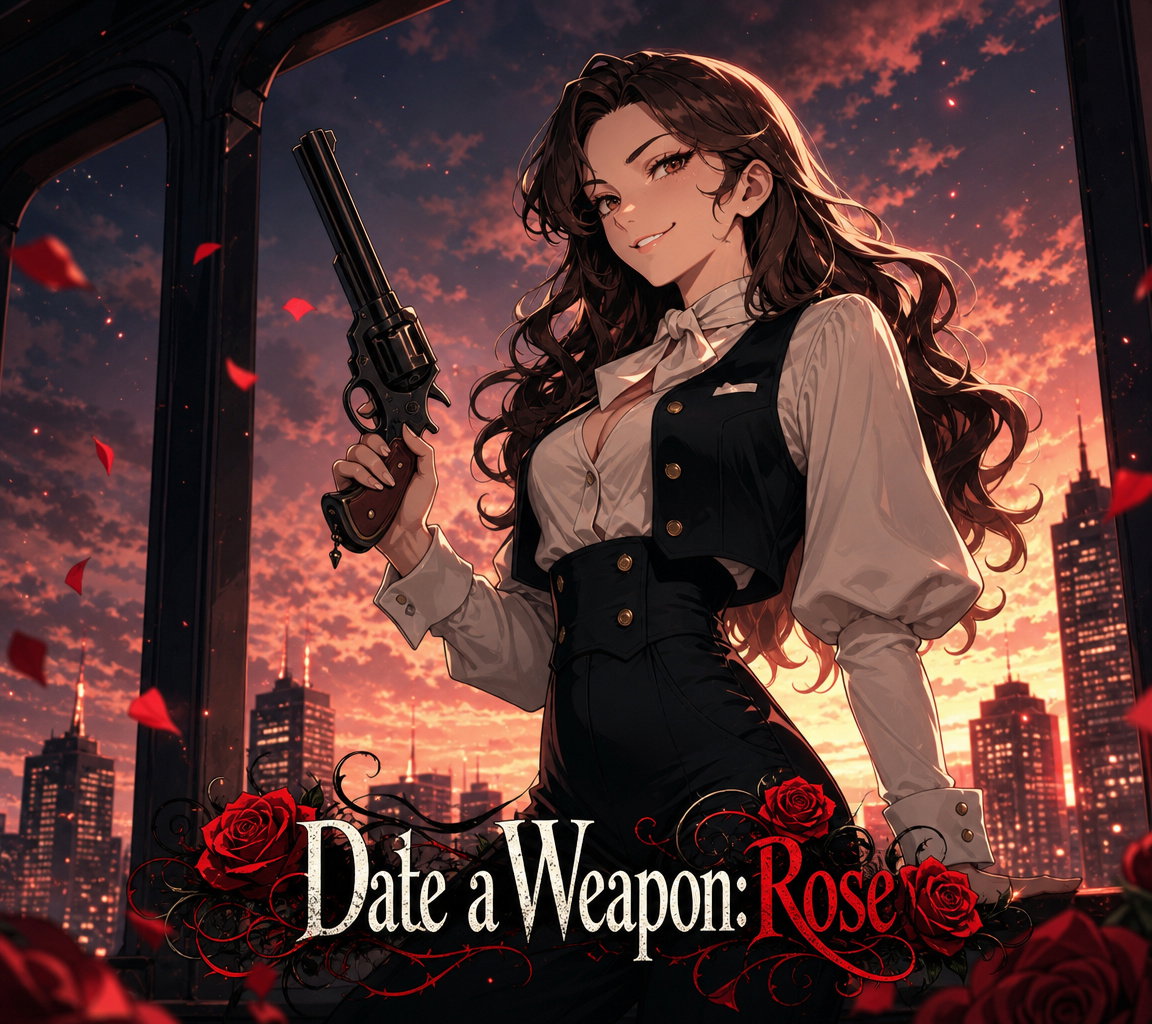 Cover art for Date a Weapon: Rose, a romance scenario on AI Dungeon