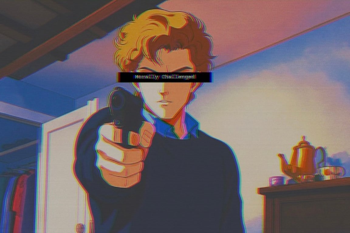 Cover art for “Morally Challenged”, an i forgot to add tags scenario on AI Dungeon