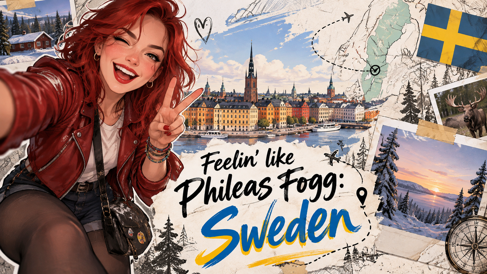 Cover art for Feelin' like Phileas Fogg: Sweden, a modern scenario on AI Dungeon