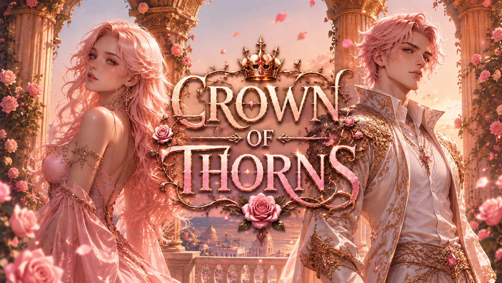 Cover art for Crown of Thorns, a romance scenario on AI Dungeon