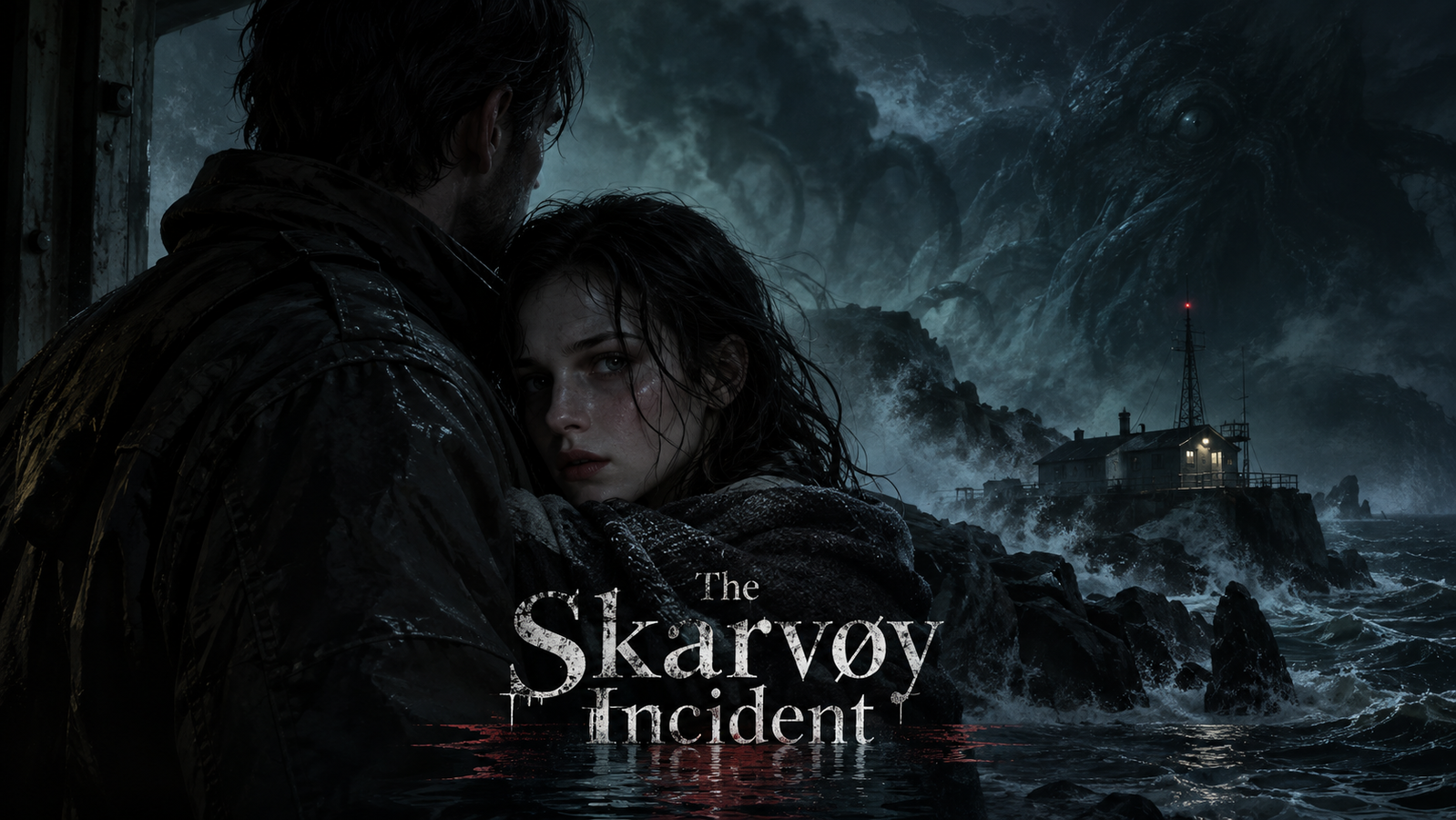 Cover art for The Skarvøy Incident, a modern scenario on AI Dungeon