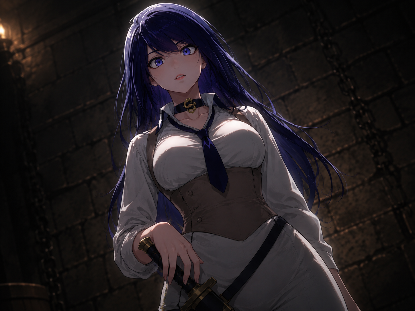 Cover art for The Strongest Serpent Wants Me?, a romance scenario on AI Dungeon