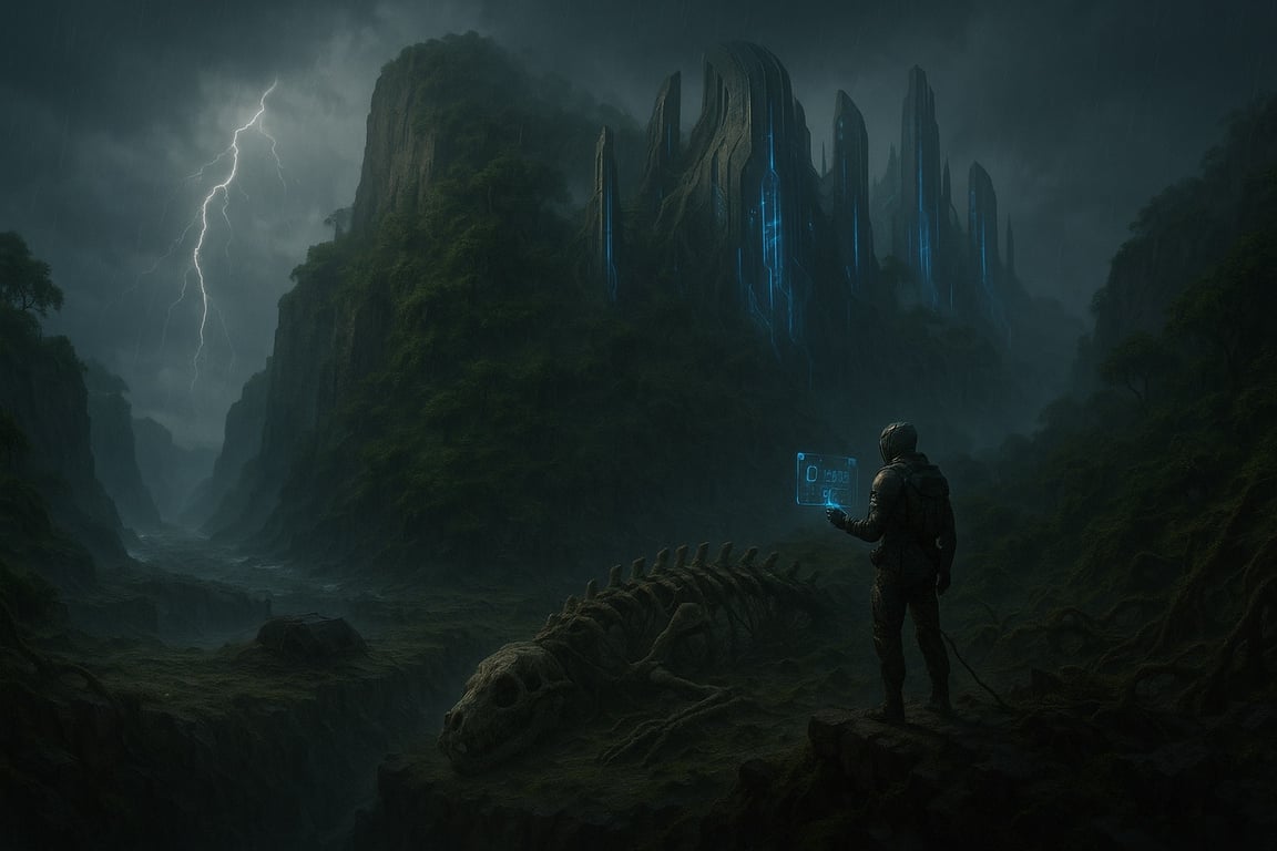 Cover art for Island Zero: Forbidden Coordinates, a hidden truths scenario on AI Dungeon