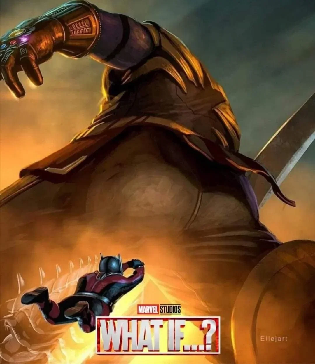 Cover art for Antman vs Thanos, an antman scenario on AI Dungeon