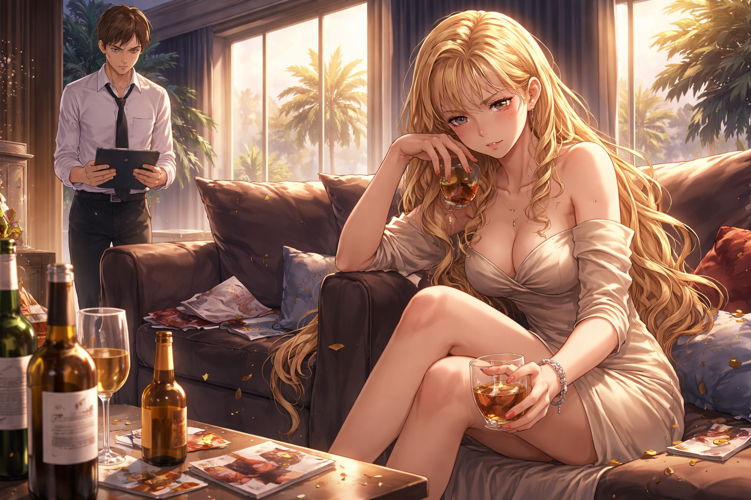 Cover art for Fall from Grace, a relationship scenario on AI Dungeon