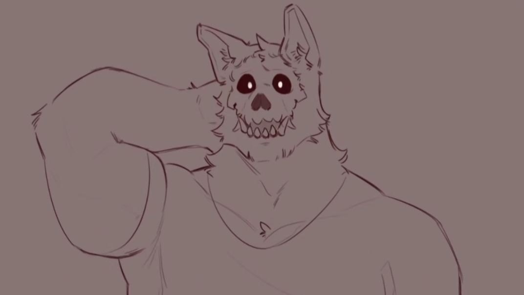 Cover art for Skulldog boyfriend 🦴🐺, a furry scenario on AI Dungeon