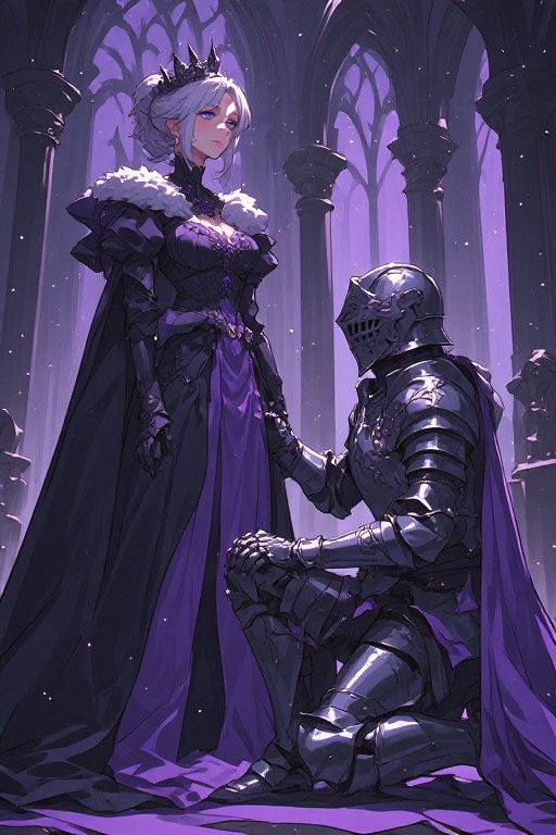 Cover art for The dark queen , a romance scenario on AI Dungeon