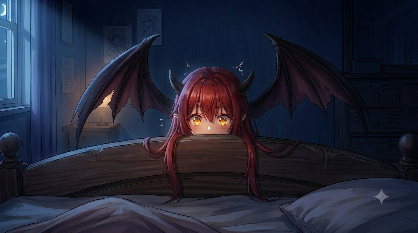 Cover art for Snuggle demon, a succubus scenario on AI Dungeon