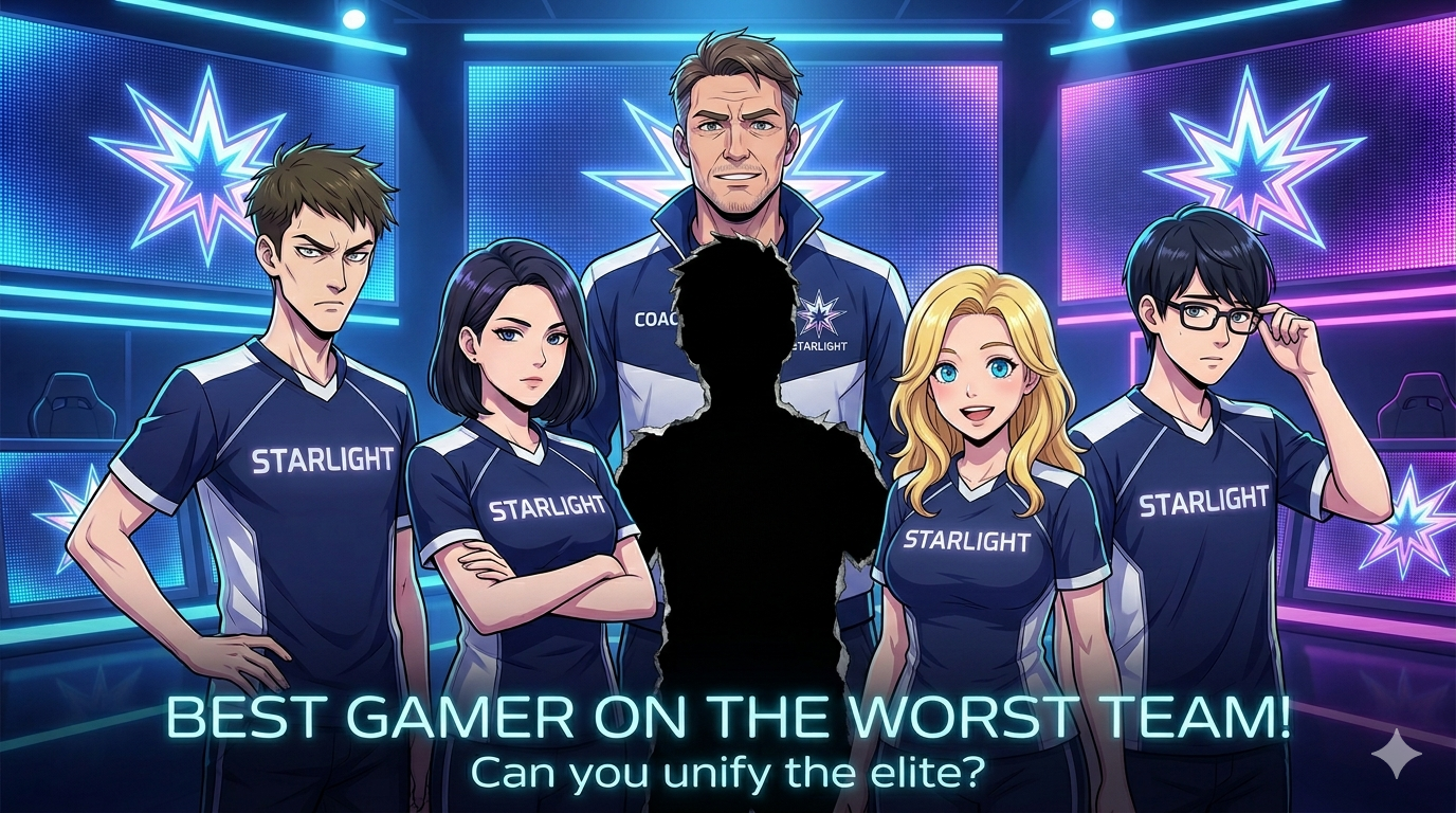 Cover art for Greatest gamer on the worst team, an esports scenario on AI Dungeon