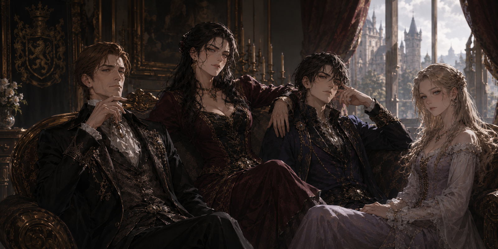 Cover art for The Nobles' Warrior, a medieval scenario on AI Dungeon