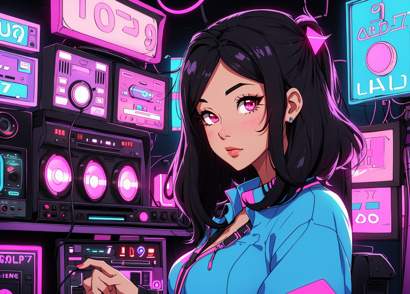 Cover art for Night Grooves V1, a nsfw scenario on AI Dungeon