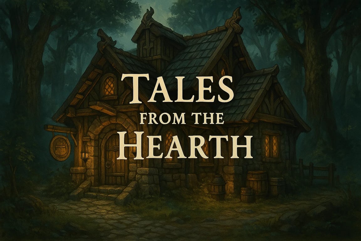 Cover art for Tales from the Hearth: An Elder Scrolls Sandbox, an elder scrolls scenario on AI Dungeon