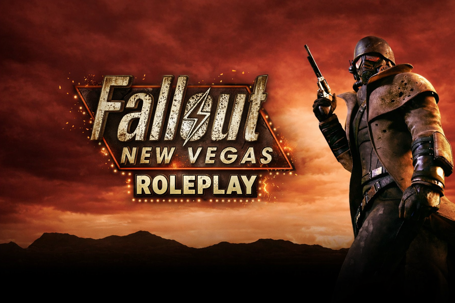 Cover art for Fallout: New Vegas Roleplay, a fallout scenario on AI Dungeon