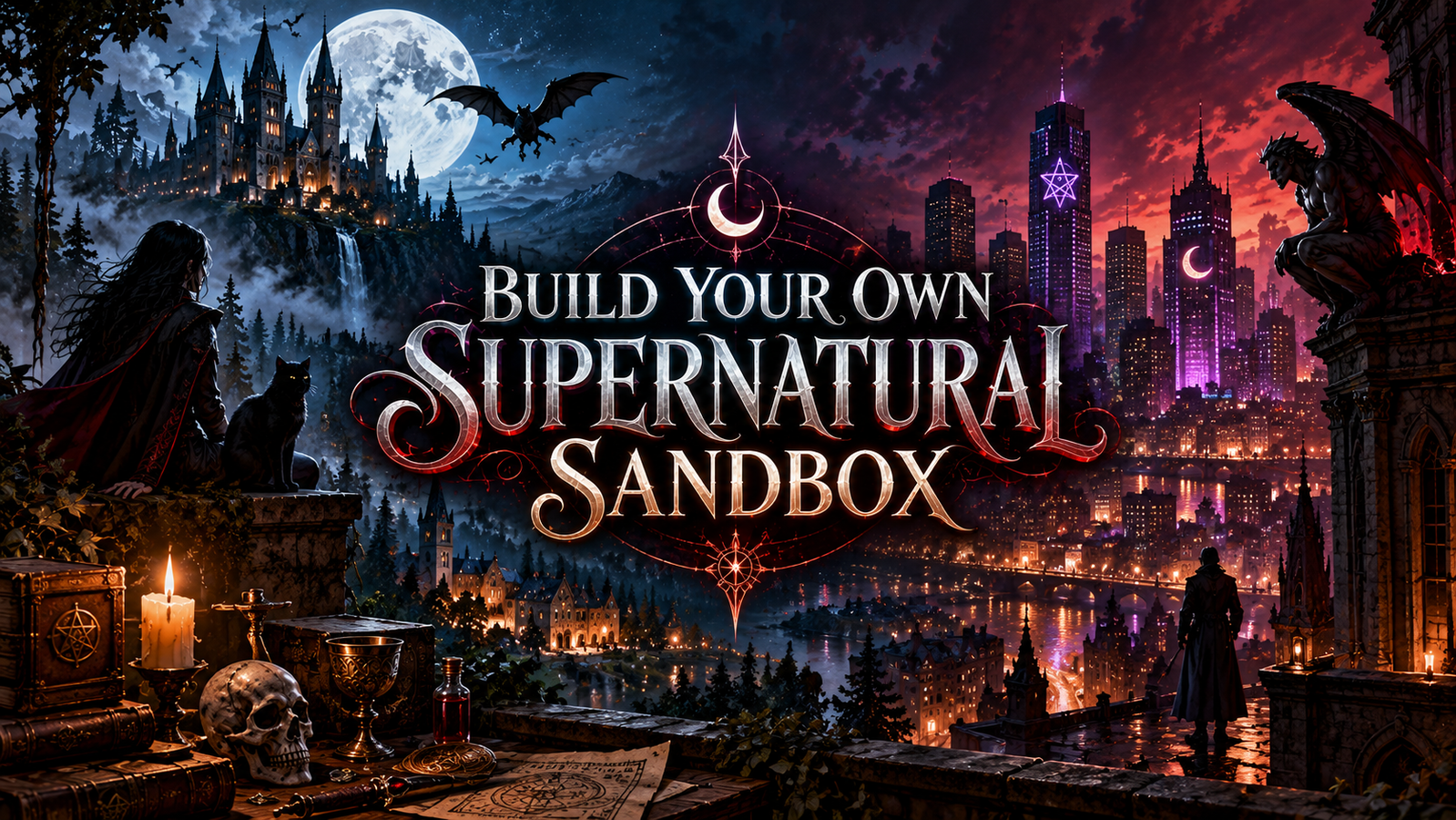 Cover art for Build Your Own Supernatural Sandbox, a supernatural scenario on AI Dungeon