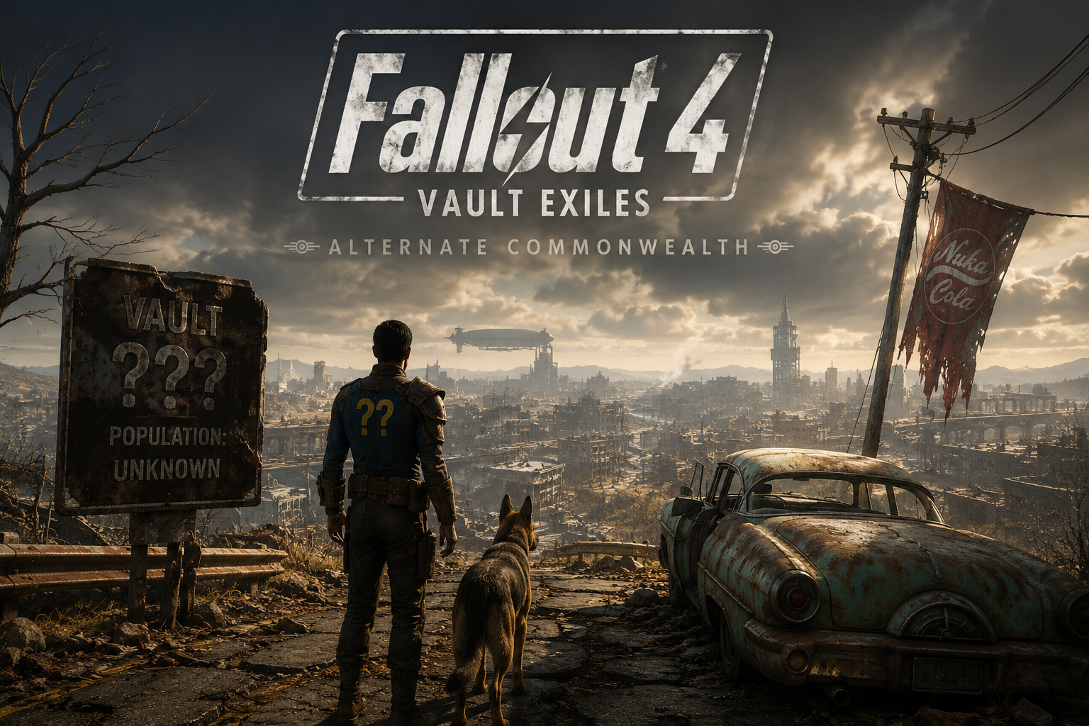 Cover art for Fallout 4: Vault Exiles — Alternate Commonwealth, a fallout scenario on AI Dungeon