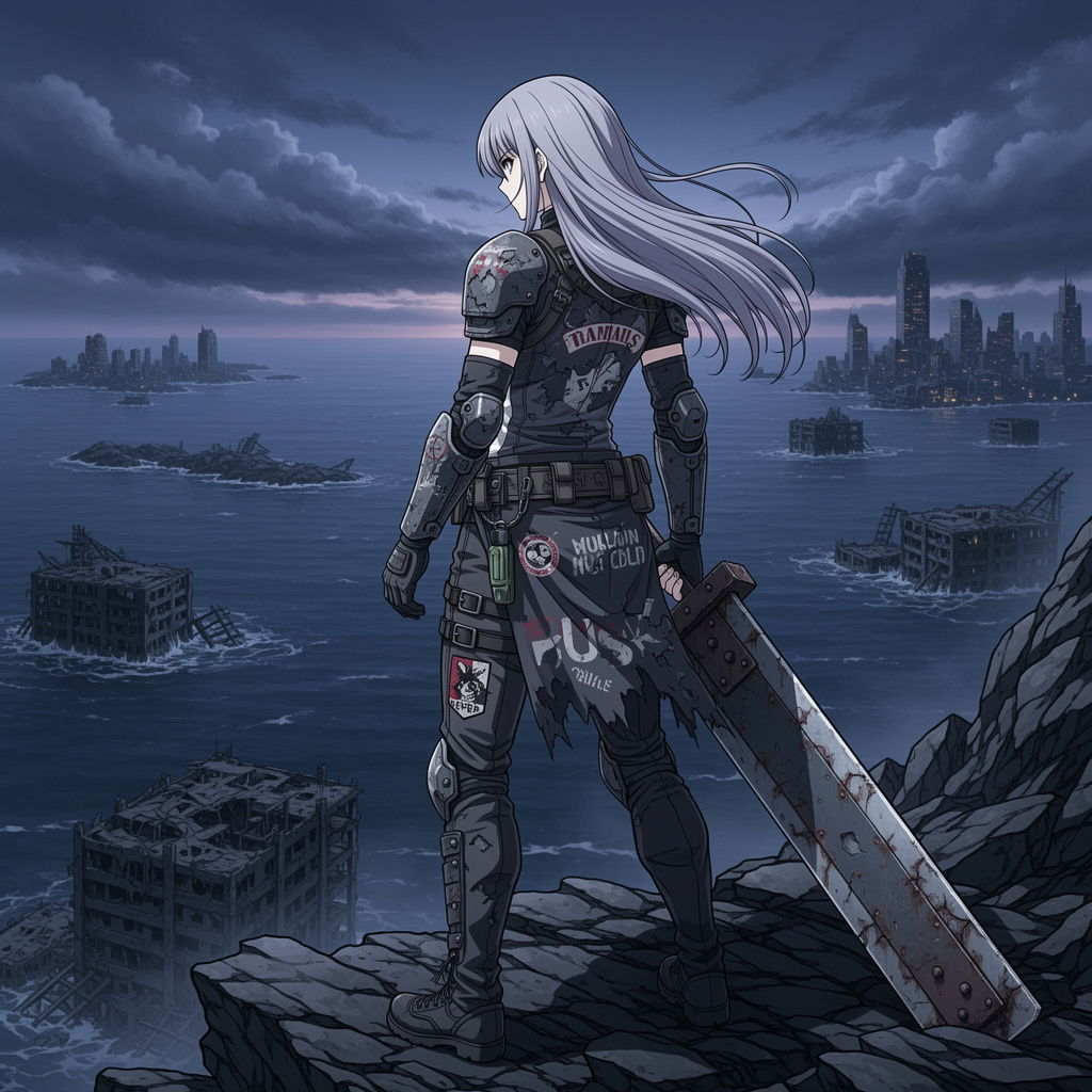 Cover art for The Shadowed Tides, a dark scenario on AI Dungeon