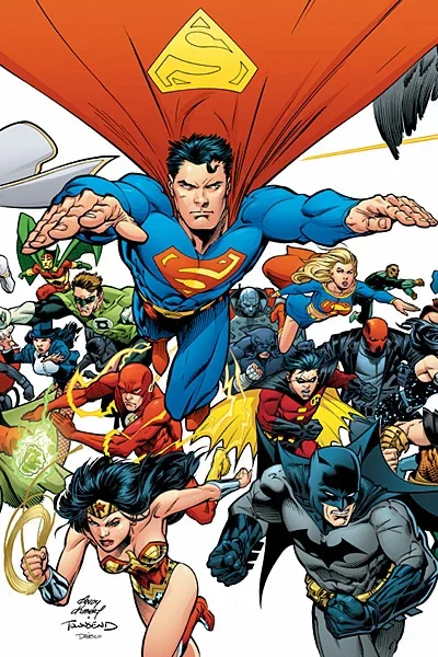 Cover art for DC Universe: Open World, a dc scenario on AI Dungeon