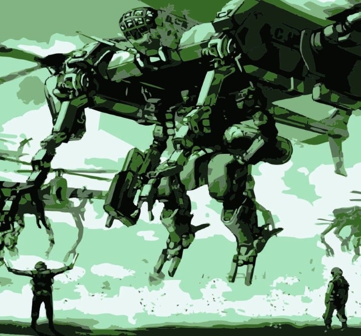 Cover art for Enter the MAW, a war scenario on AI Dungeon