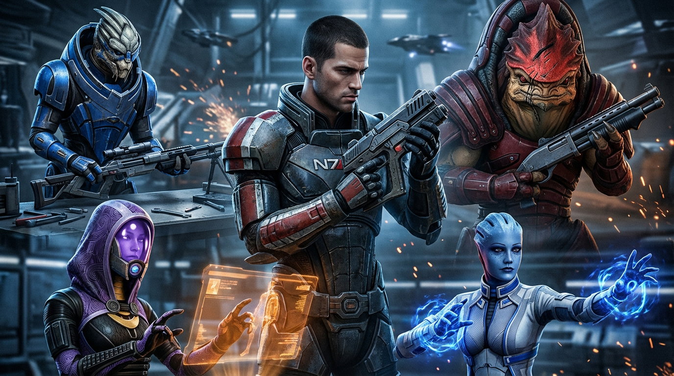 Cover art for Mass Effect 1, a mass effect scenario on AI Dungeon