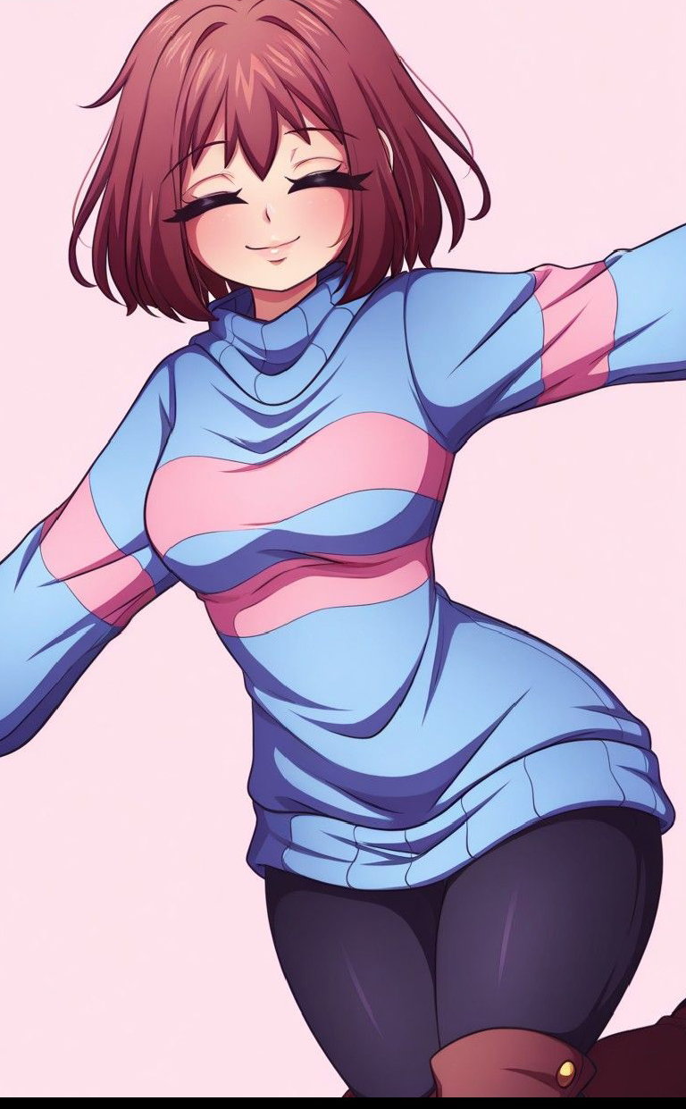 Cover art for Frisk's roommate, an undertale scenario on AI Dungeon