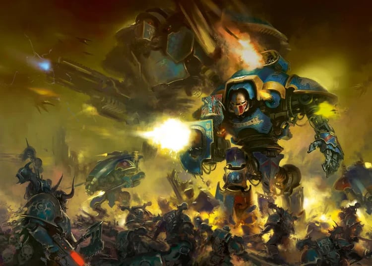 Cover art for The imperial tale of an honorable bastard., a 40 k scenario on AI Dungeon