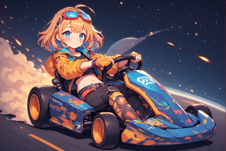 Cover art for Khaos Kart, a race scenario on AI Dungeon