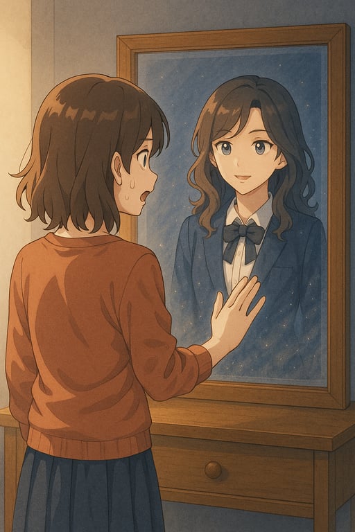 Cover art for Becoming the Mask, a transformation scenario on AI Dungeon