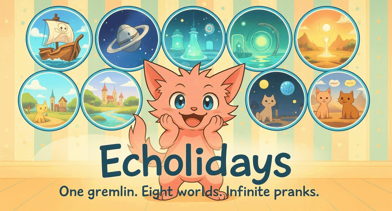 Cover art for Echolidays, a portal scenario on AI Dungeon