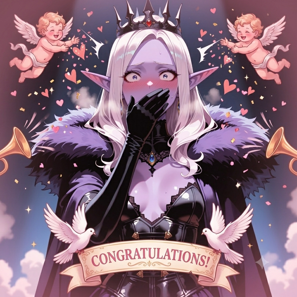 Cover art for Marry the Dark Queen!, a fantasy scenario on AI Dungeon