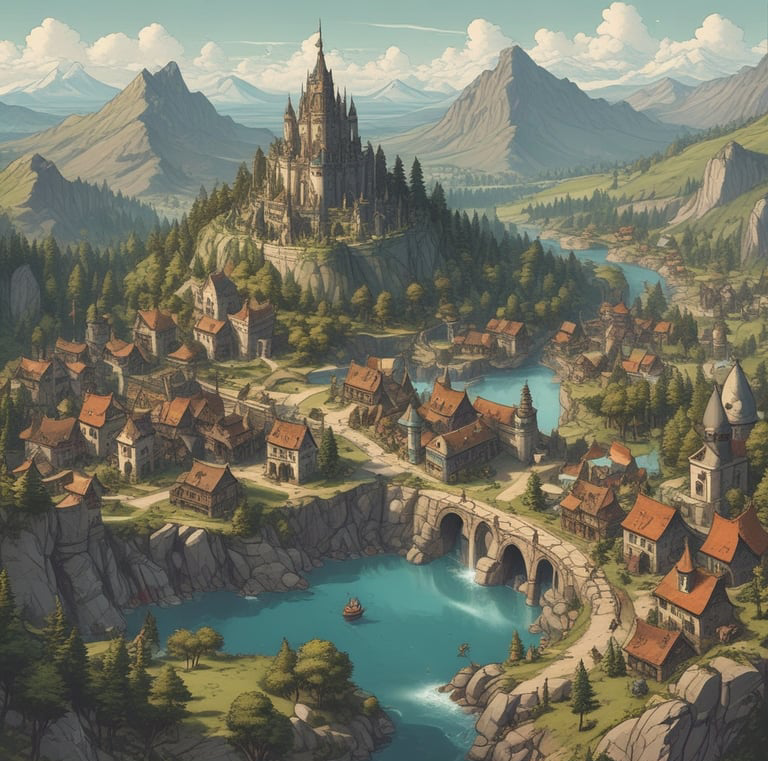 Cover art for Alverntale, a medieval scenario on AI Dungeon