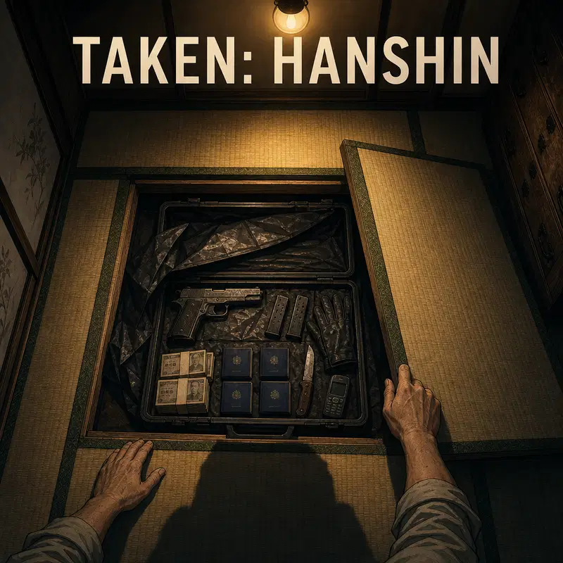 Cover art for Taken: Hanshin (Updated), a thriller scenario on AI Dungeon