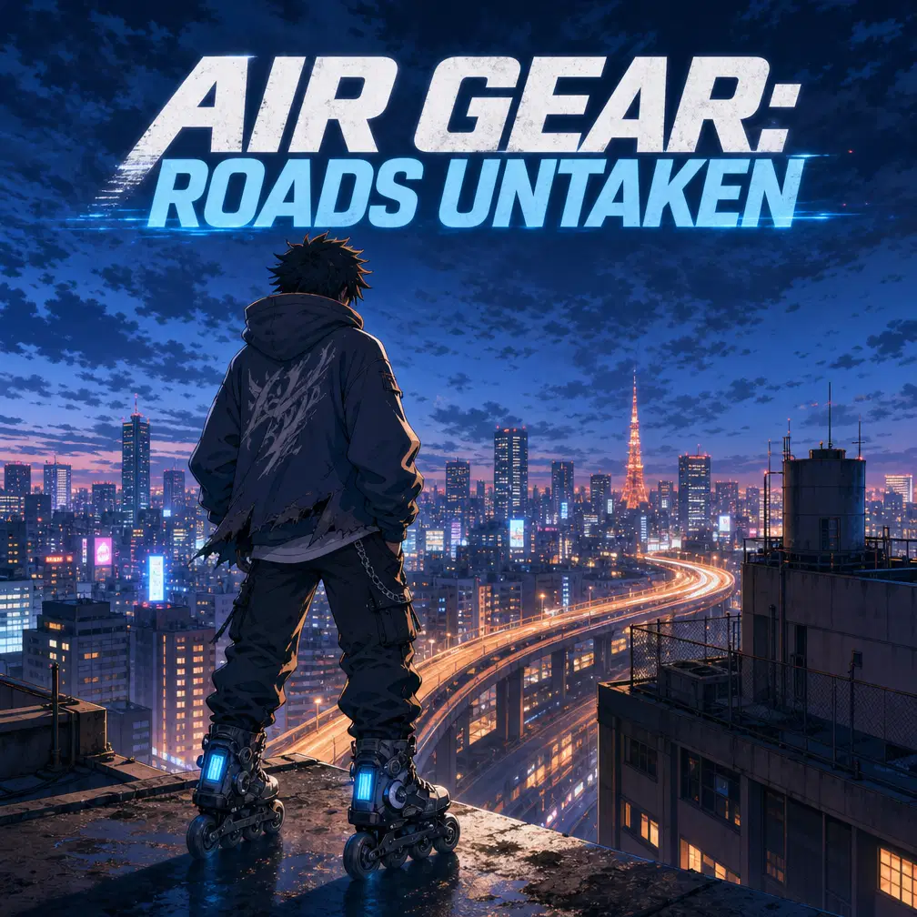 Cover art for Air Gear: Roads Untaken, an airgear scenario on AI Dungeon