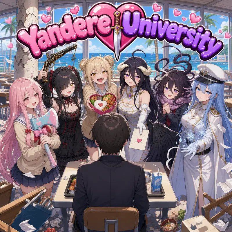 Cover art for Yandere University, a yandere scenario on AI Dungeon