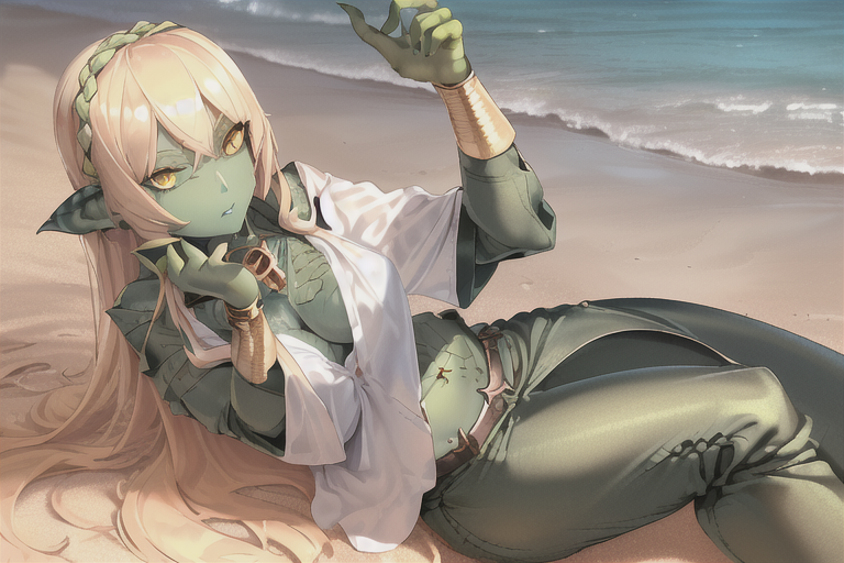 Cover art for Hero & Her 4: Salt, Skin, and Sin... Perhaps?, a hero her scenario on AI Dungeon