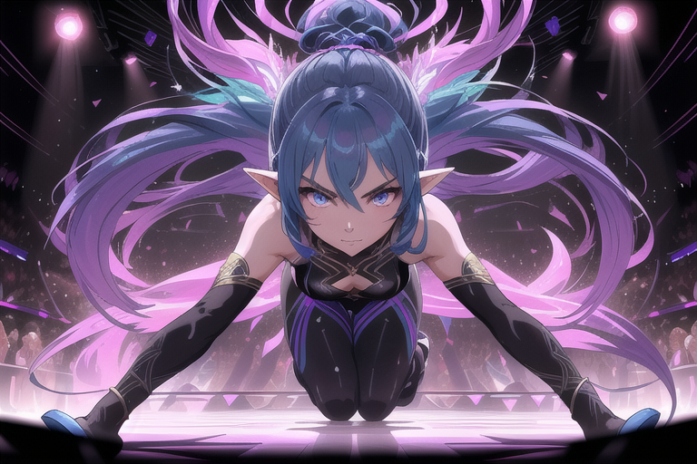 Cover art for Hero & Her 3: Dancebound, a here her scenario on AI Dungeon