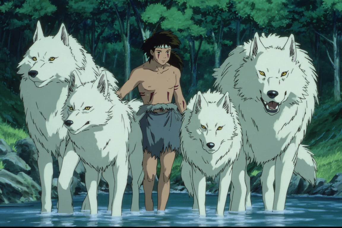 Cover art for The Pack, a wolf scenario on AI Dungeon