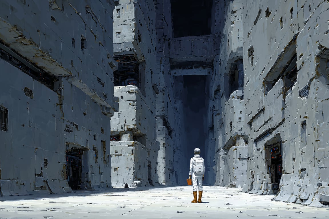 Cover art for The Factory, a factory scenario on AI Dungeon