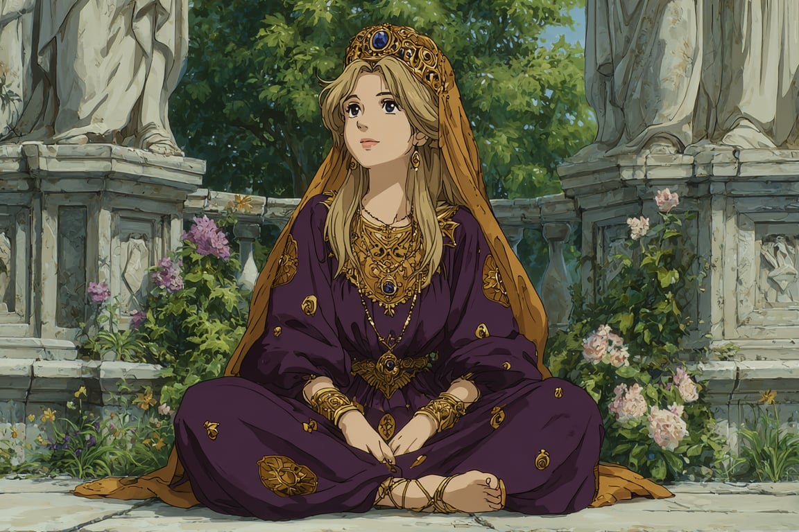Cover art for The High Queen, a royalty scenario on AI Dungeon