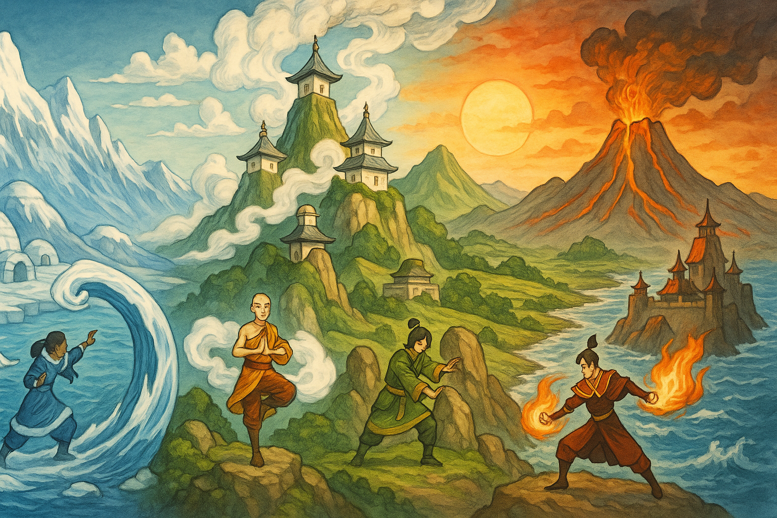 Cover art for World of Avatar on AI Dungeon