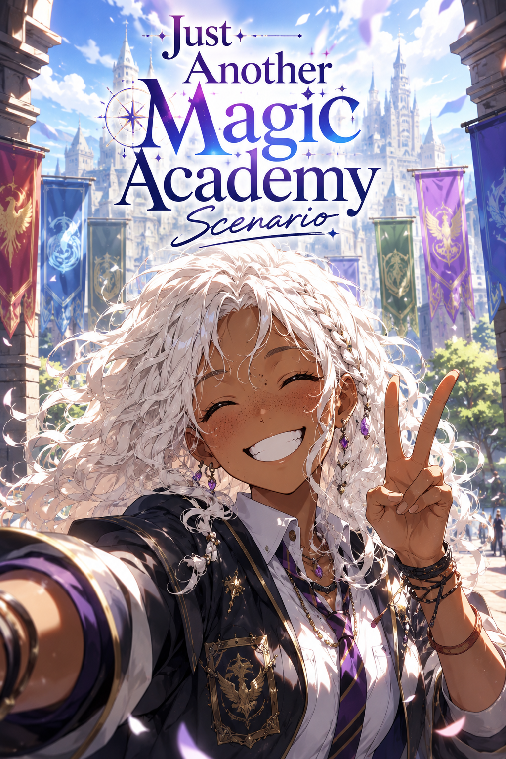 Cover art for Just Another Magic Academy Scenario, a magic scenario on AI Dungeon