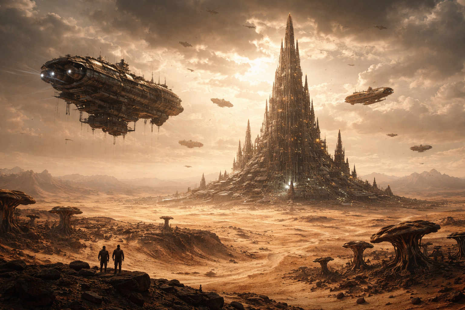 Cover art for KARTHOS PRIME, a dieselpunk scenario on AI Dungeon