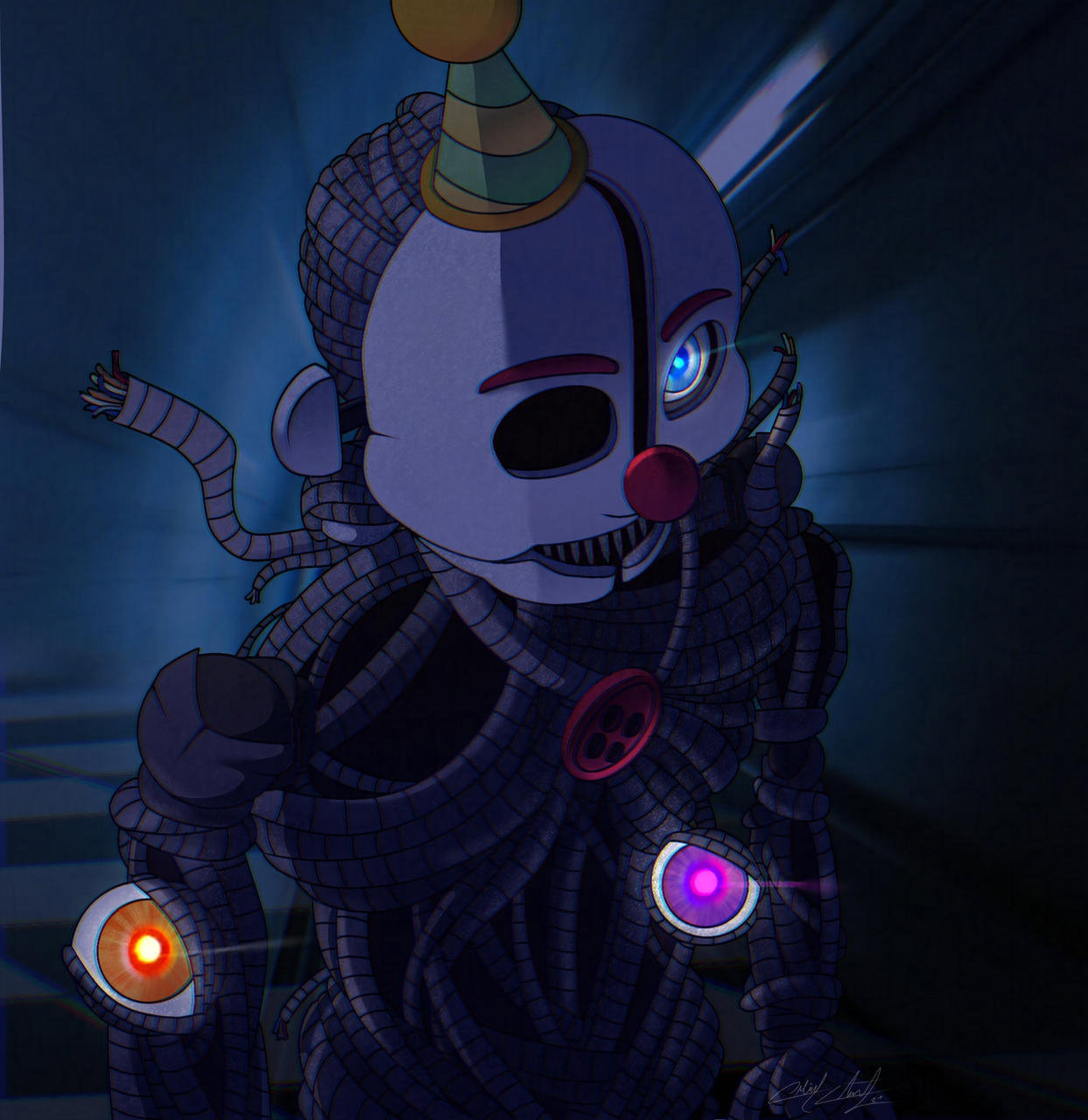 Cover art for The FazCollector pt.4 (alt.): Ennard, a customizable scenario on AI Dungeon