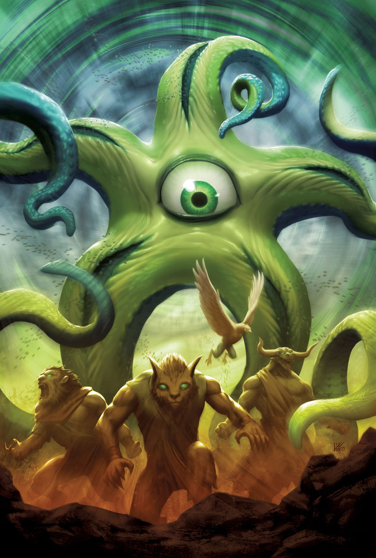 Cover art for Beast-World, an invasion scenario on AI Dungeon